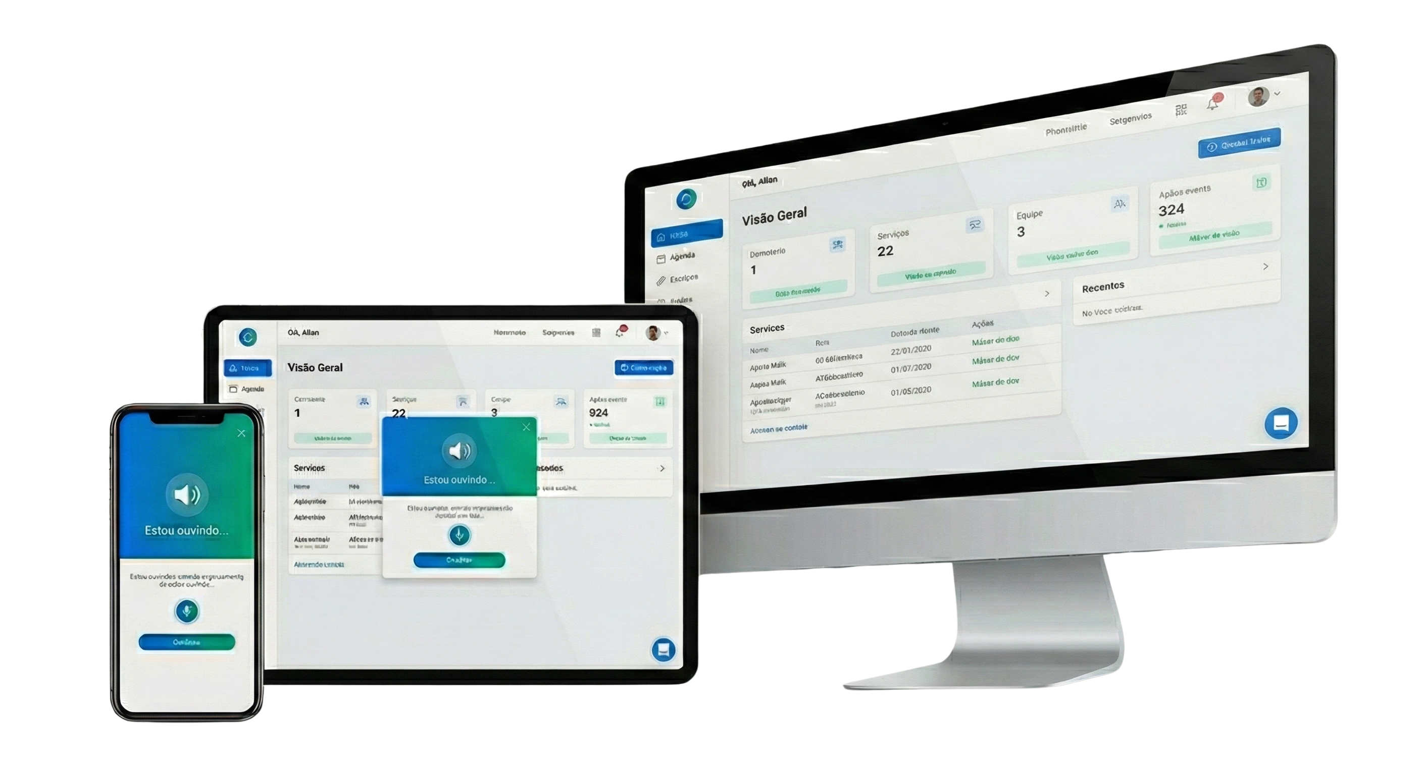 Iguassu Connect on mobile, tablet and desktop